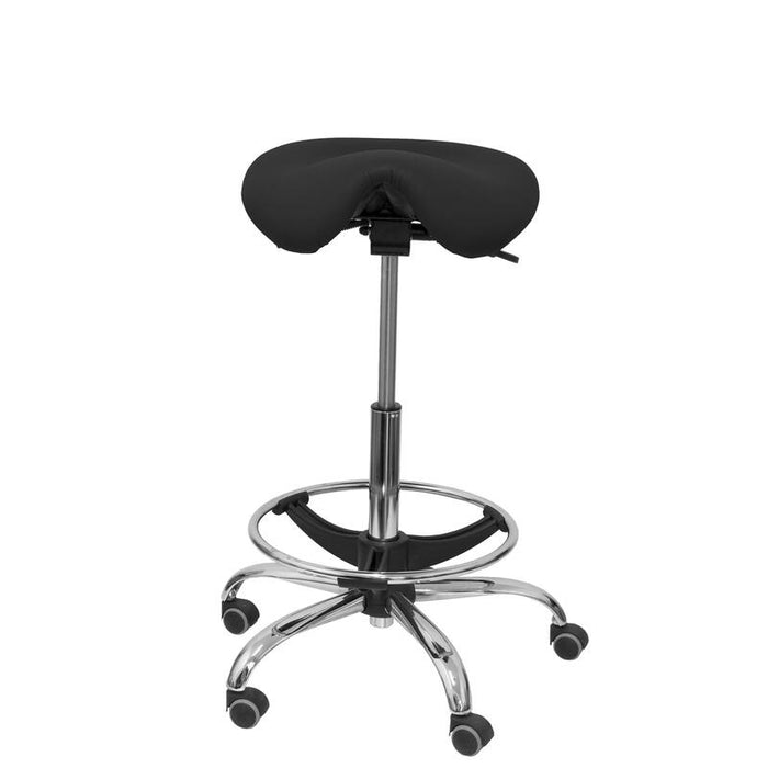 Taburete Alatoz Similpiel Negro