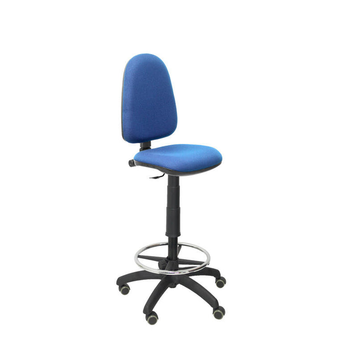 Taburete Ayna Bali Azul Marino Ruedas De Parqué