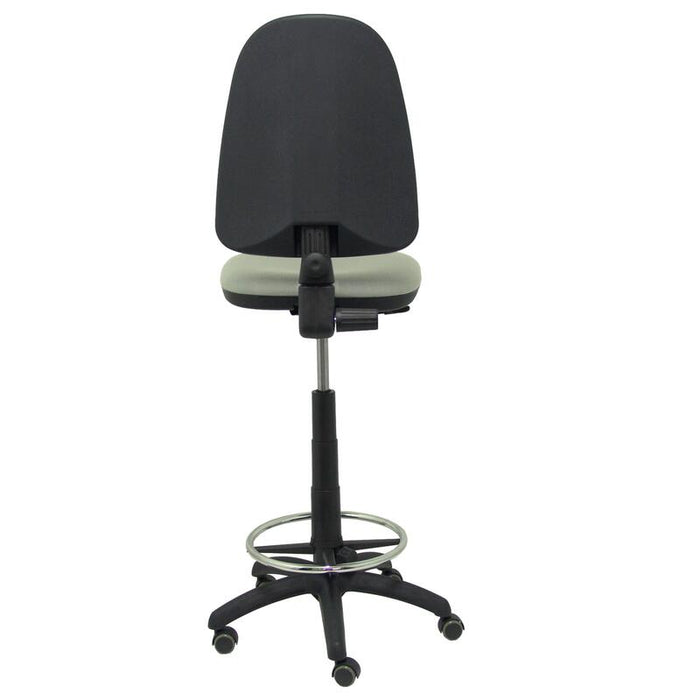 Taburete Ayna Bali Gris Claro Ruedas De Parqué