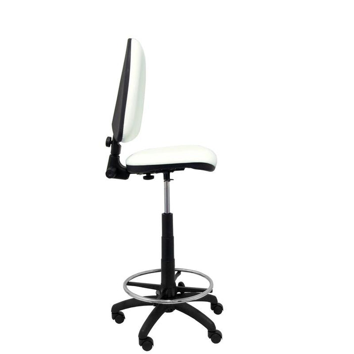 Taburete Ayna Similpiel Blanco