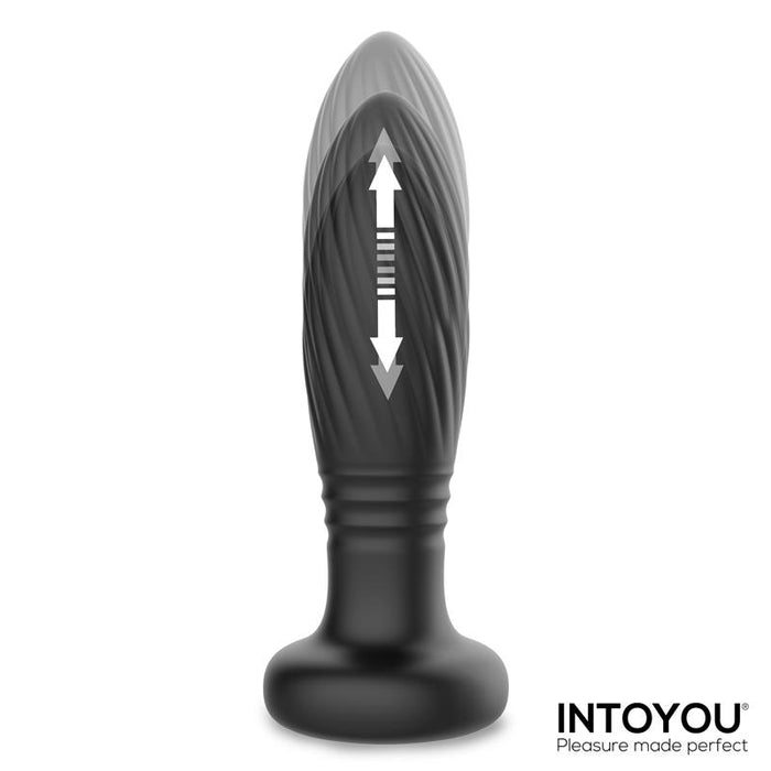 Tainy Plug Anal Con Thrusting Y Luces Led Con Control Remoto