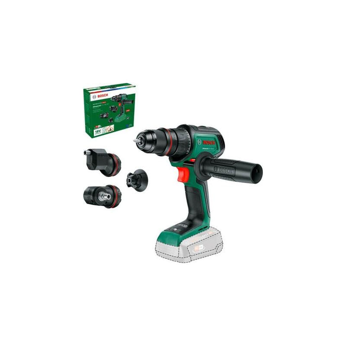 Taladro  Bosch  Inalámbrico Advanceddrill 18v-80 Quicksnap Solo + Accesorios Verde/Negro, Sin Batería Ni Cargador, Power For All Alliance 06039e2003