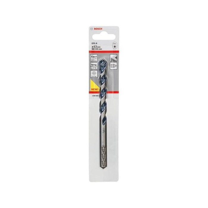 Taladro De Hormigón Bosch Cyl-5, Ø 12mm (Longitud De Trabajo 90 Mm) 2608588157