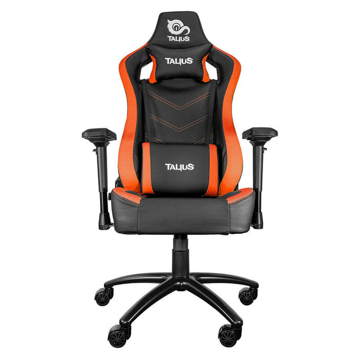 Talius Silla Vulture Gaming Negra/Naranja Butterfly, 4d, Base Metal, Ruedas Nylon