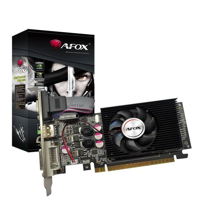 Tarjeta Grafica  Afox Geforce Gt610 1gb Ddr3 64bit Dvi Hdmi Vga Lp Fan 	Af610-1024d3l7-V6