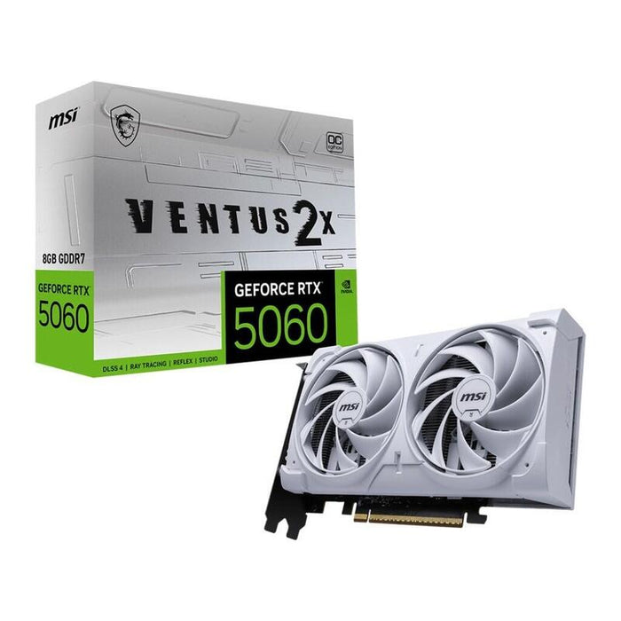 Tarjeta Gráfica Geforce Rtx 5060 8g Ventus 2x Oc Blanca