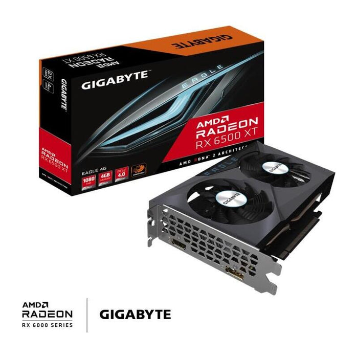 Tarjeta Grafica Gigabyte Radeon Rx 6500 Xt Eagle 4g Amd 4 Gb Gddr6