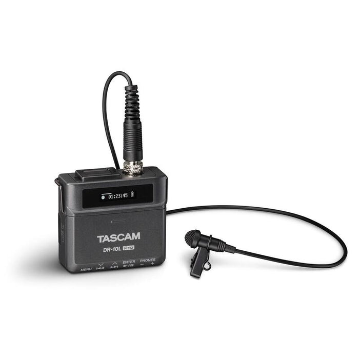 Tascam Dr-10l Pro - Grabadora Digital Con Micrófono De Solapa