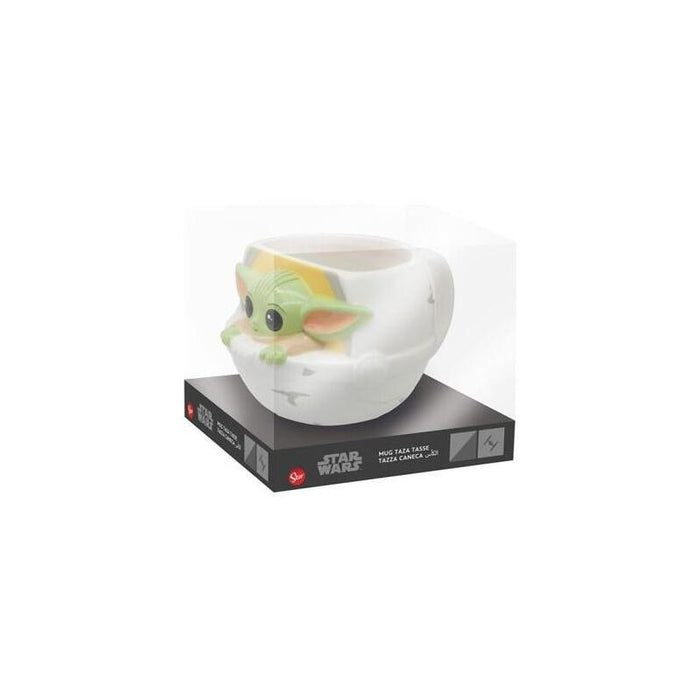 Taza Ceramica 3d Grogu (Caja Regalo)