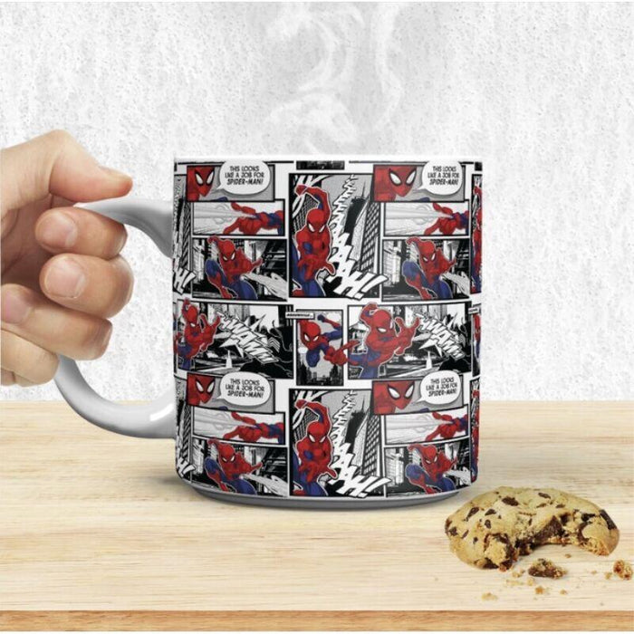 Taza Xl Paladone Spider Man Página De Comic