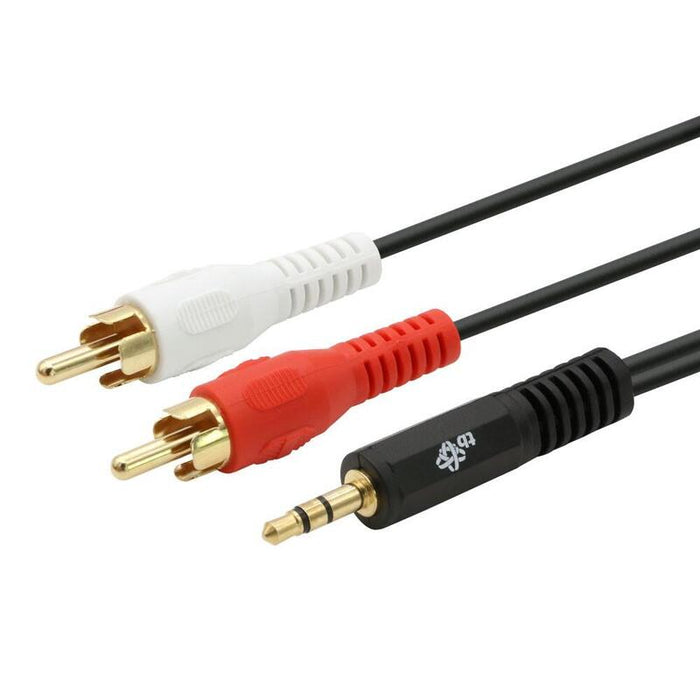 !Tb Cable 3,5mm Minijack -2x Rca M/M 2,5m