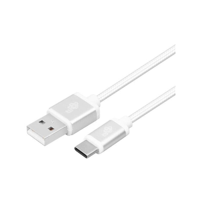 Tb Usb - Usb C Cable     2 M. Silver