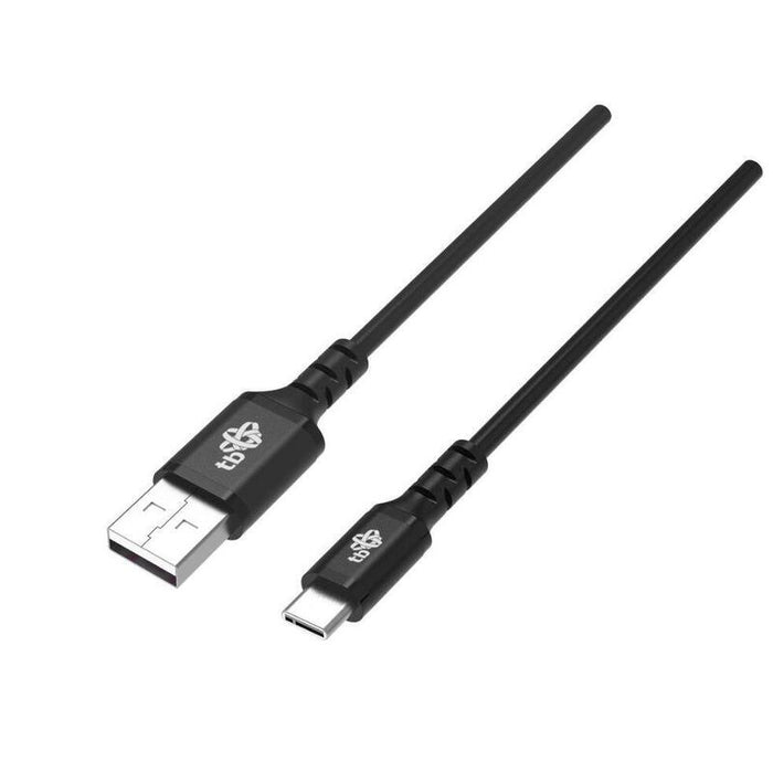 !Tb Usb -Usb C Cable     Silicon, 1,5m. Negro
