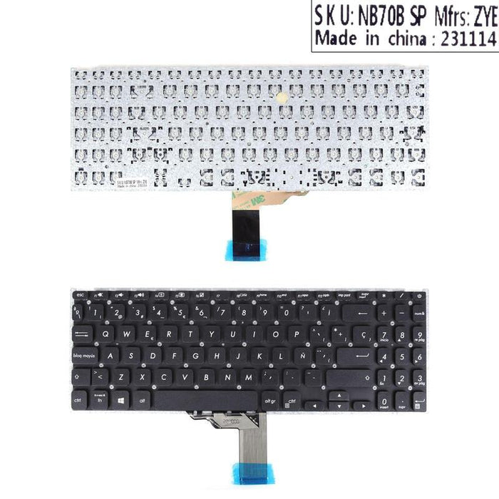 Teclado Asus X515 X515da X515ea X515j X515ja X515ua X515ma Negrosin Láminawin8