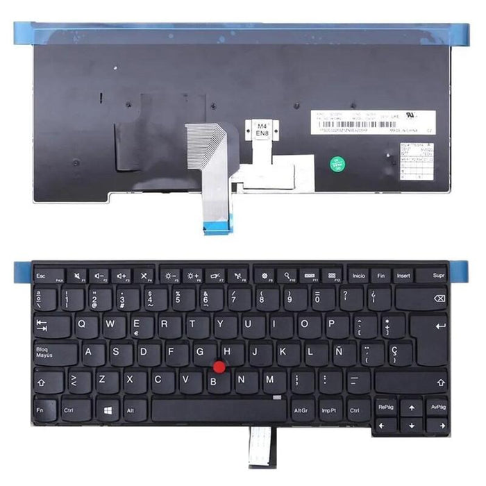 Teclado Compatible Para Portatil  Lenovo Thinkpad L440 L450 L460 L470 T431s T440 T440p T440s T450 T450s E440 E431s  T460 E431 Español Con Trackpoint Sin Backlight
