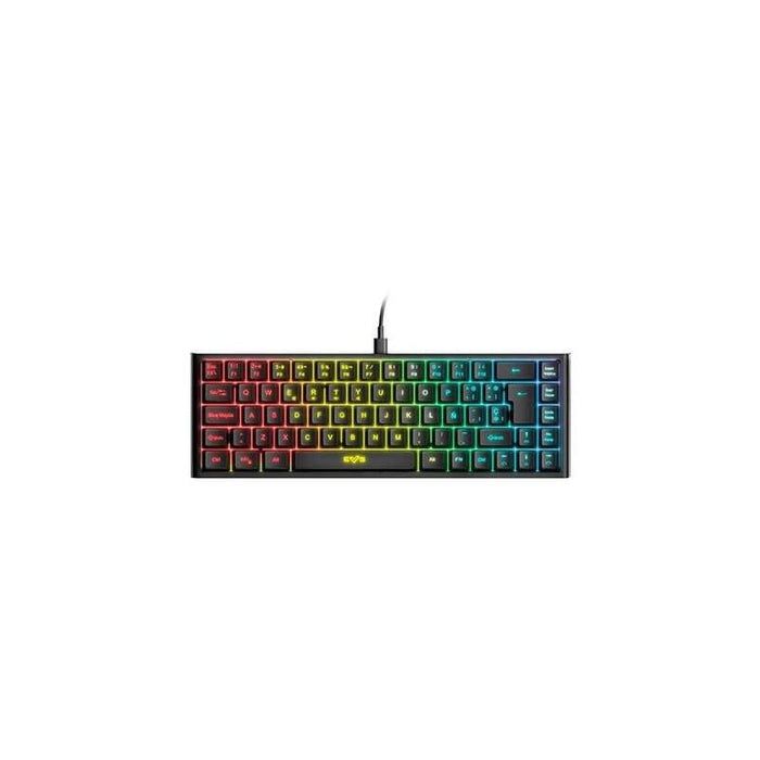 Teclado Español Energy Sistem Esg K4 Kompact-Rgb Black