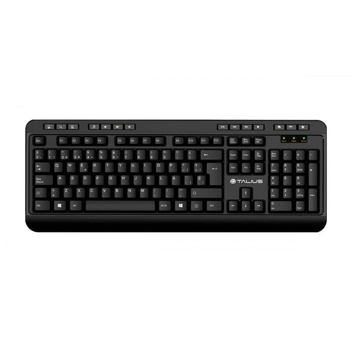 Teclado Español Talius Kb503 Multimedia Qwerty Multimedia Conexión Usb Negro