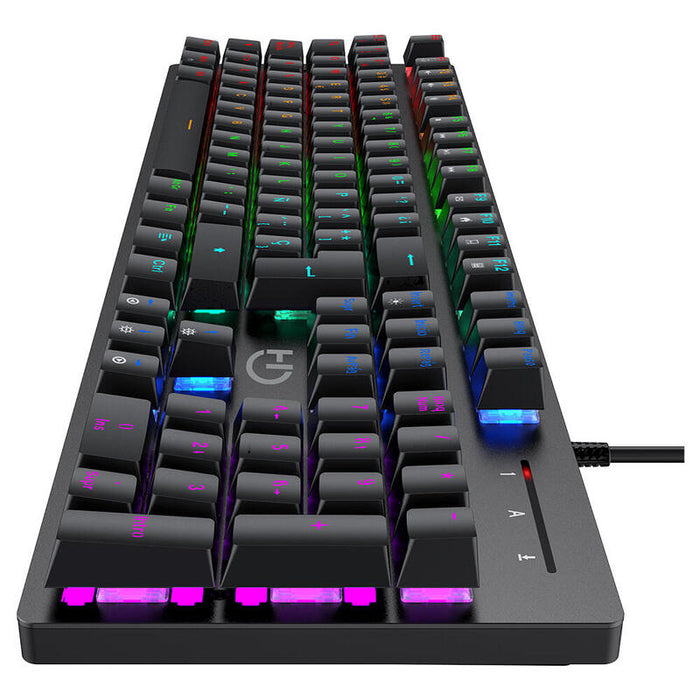 Teclado Gaming Mecánico Hiditec Gk400 Argb Switch Rojo