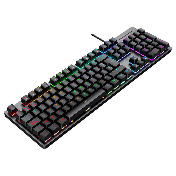 Teclado Gaming Mecánico Hiditec Gk400 Argb Switch Rojo