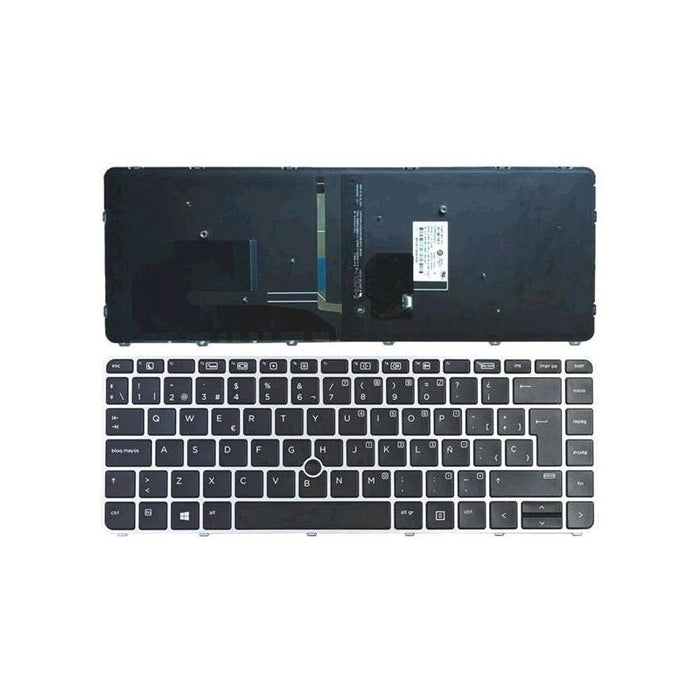 Teclado Hp Elitebook 745 G3 / 745 G4 / 840 G3 / 840 G4 / 848 G4 / Negro Marco Plata