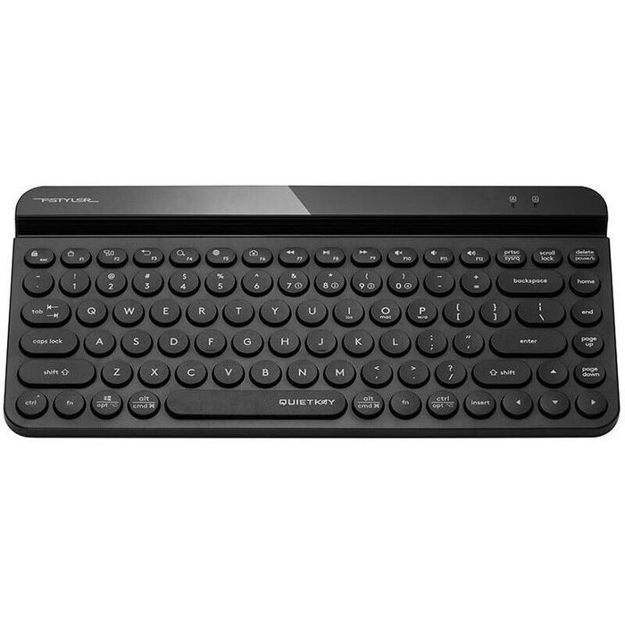 Teclado Ingles Inalámbrico A4tech Fstyler Fbk30 Black 2.4ghz+Bt (Silent)
