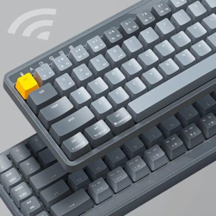 Teclado Ingles  Mecánico Miiiw Pop Series Z680c Switch Azul Gris