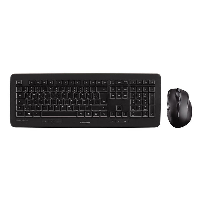 Teclado Inglés + Ratón Cherry Dw 5100 Rf Inalámbrico Ee. Uu. Negro