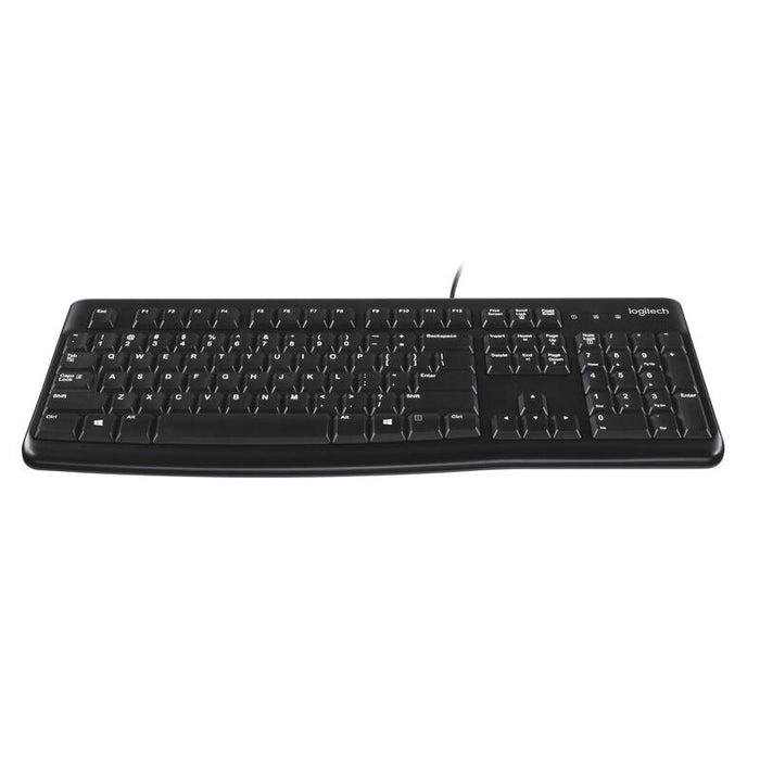 Teclado Logitech K120 Inglés Eeuu Usb Qwerty Negro