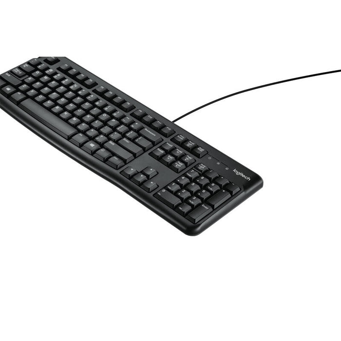 Teclado Logitech K120 Inglés Eeuu Usb Qwerty Negro