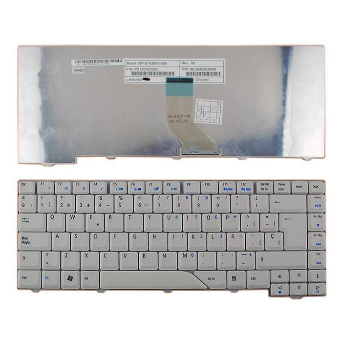Teclado Para Portátil Acer Aspire 4710, 5315, 5920, 5235 Con Fondo Negro