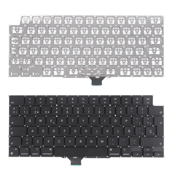 Teclado Para Portátil Apple Macbook Pro A2442 A2485 Negro