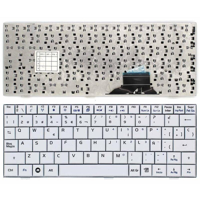 Teclado Para Portátil Asus
Modelos: Eee Pc 700, 701, 900, 901
P/N: V072462ak2, Okna-021sp03 