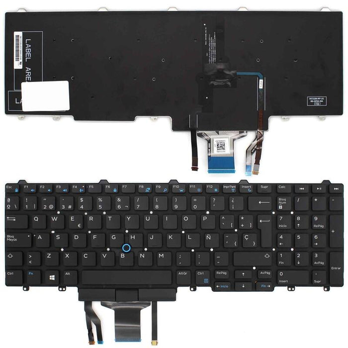 Teclado Para Portátil Dell Latitude E5550 E5570 5580 Precision 3510 7510retroiluminado