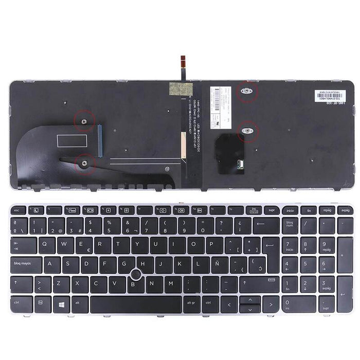 Teclado Para Portátil Hp Elitebook 755 G3 755 G4 850 G3 850 G4 Zbook 15u G3 15u G4