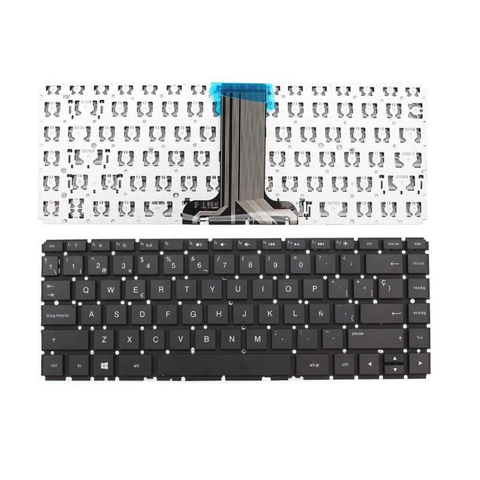 Teclado Para Portátil Hp Pavilion 14 Bs 14 Bs000 14 Bs100 14 Bs500 Negro Intro Pequeño