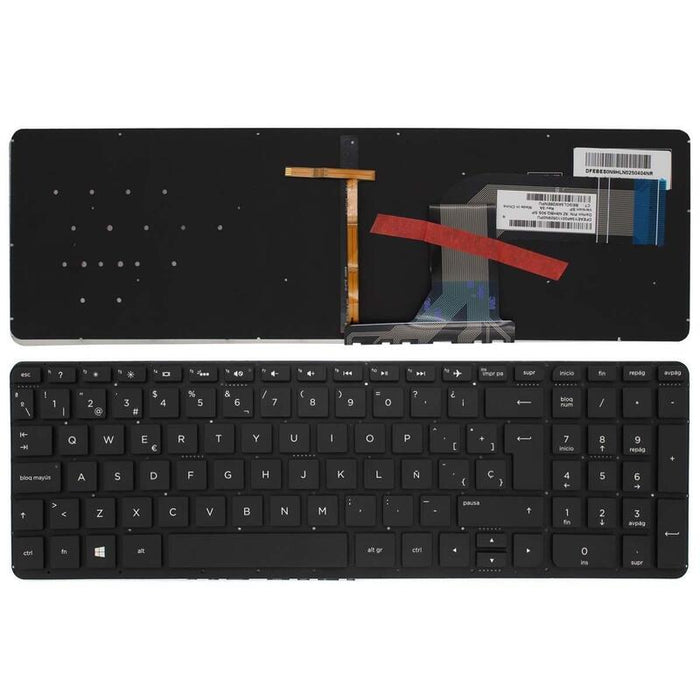 Teclado Para Portátil Hp Pavilion 15-Ab204tx 15-Aw004nt 15-G206ur 15-P000ns