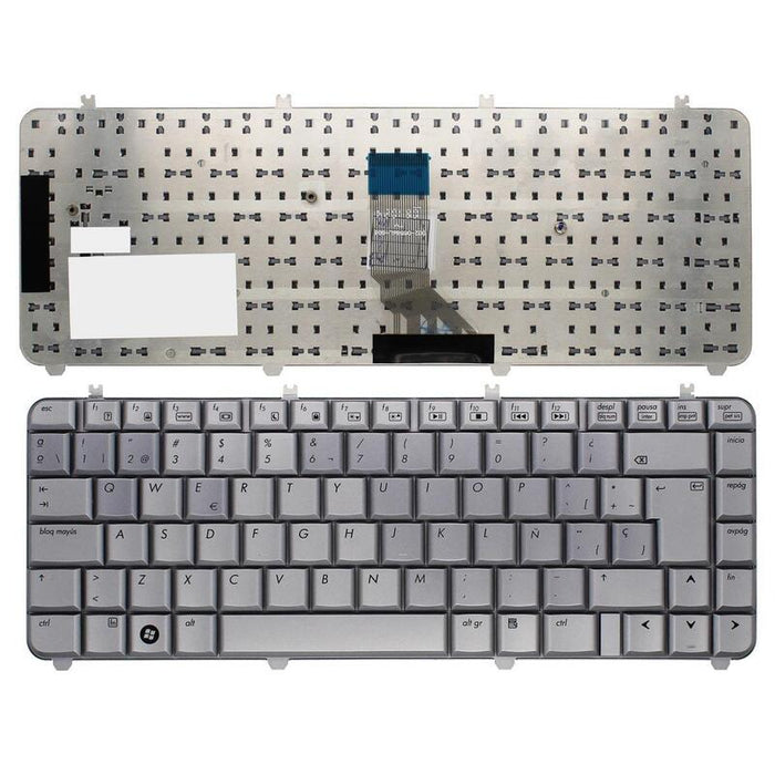 Teclado Para Portátil Hp Pavilion Dv5 Dv5z Dv5t Dv5-1000 Plateado
