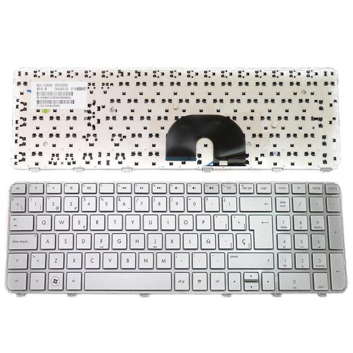 Teclado Para Portátil Hp Pavilion Dv6 6000 Dv6 6100 Dv6 6200 Series Plateado