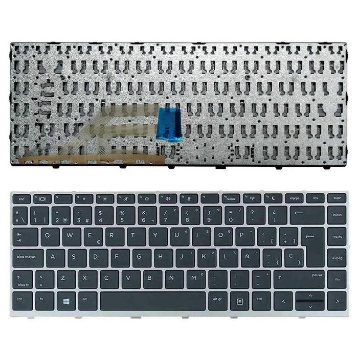 Teclado Para Portátil Hp Probook 430 G5 440 G5 445 G5 Marco Plata