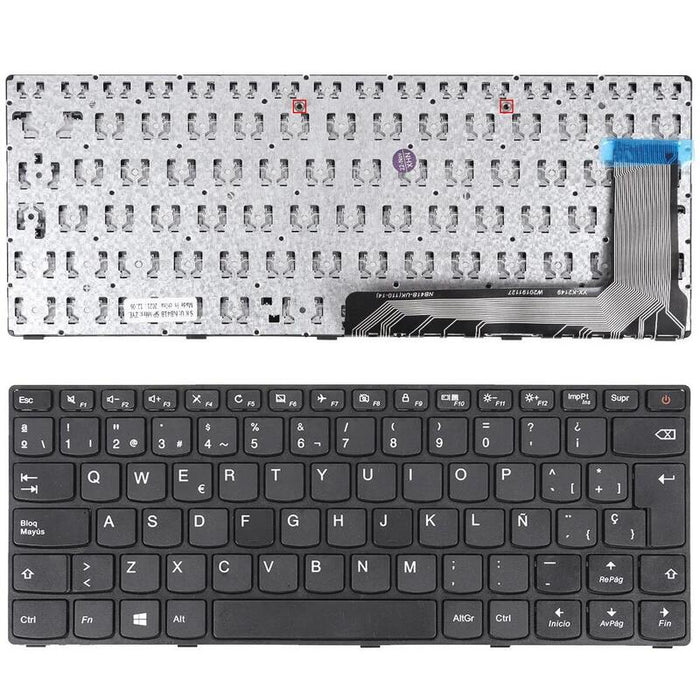 Teclado Para Portátil Lenovo Ideapad 110 14isk Negro