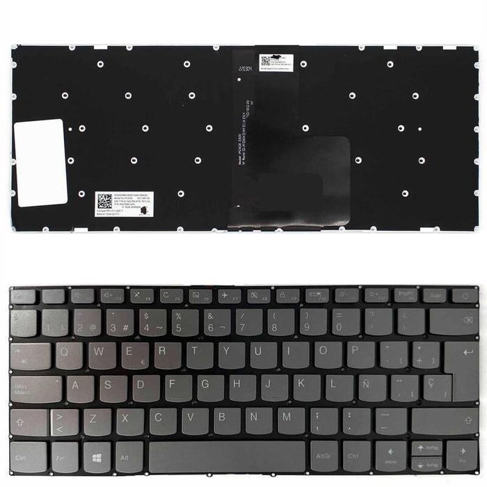 Teclado Para Portátil Lenovo Ideapad 320 14isk 320s 14ikb 320s 14ikbr Gris
