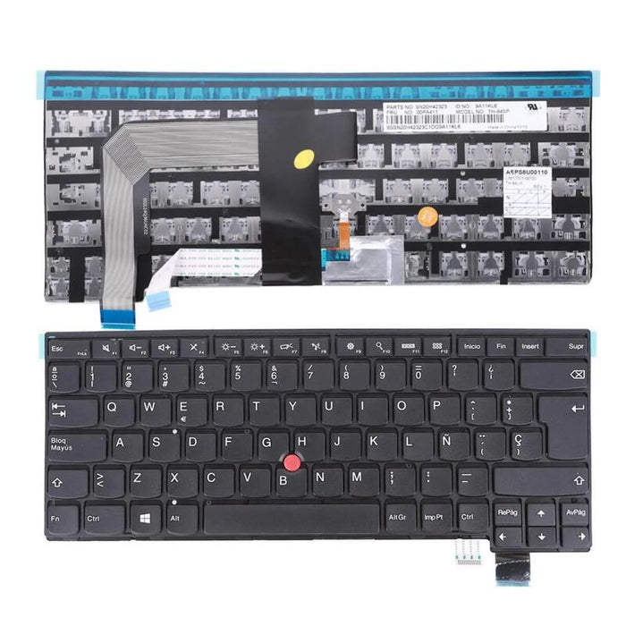 Teclado Para Portátil Lenovo Thinkpad T460p T470p Negro