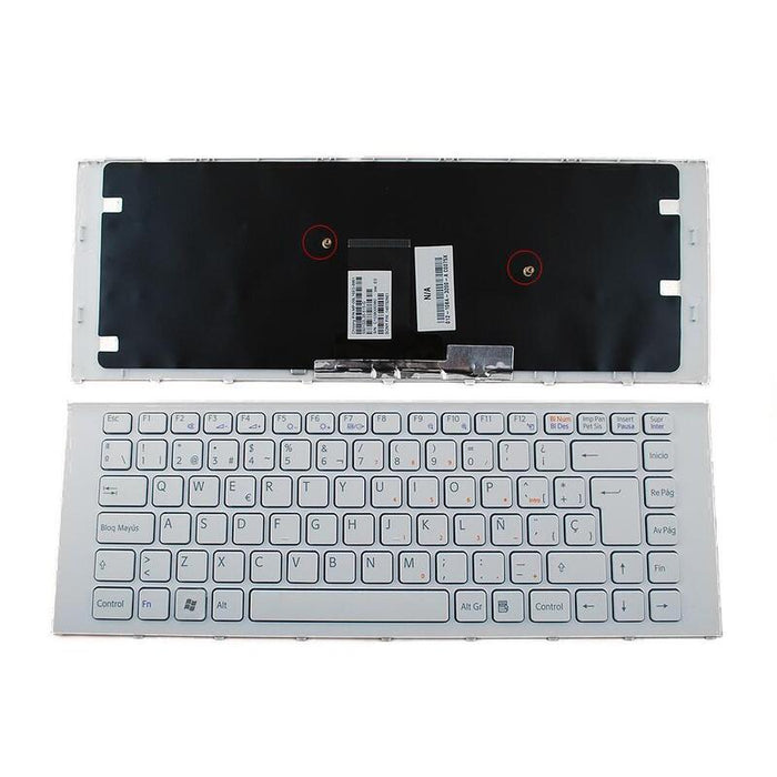 Teclado Para Portátil Sony Vaio Vpc-Ea Blanco