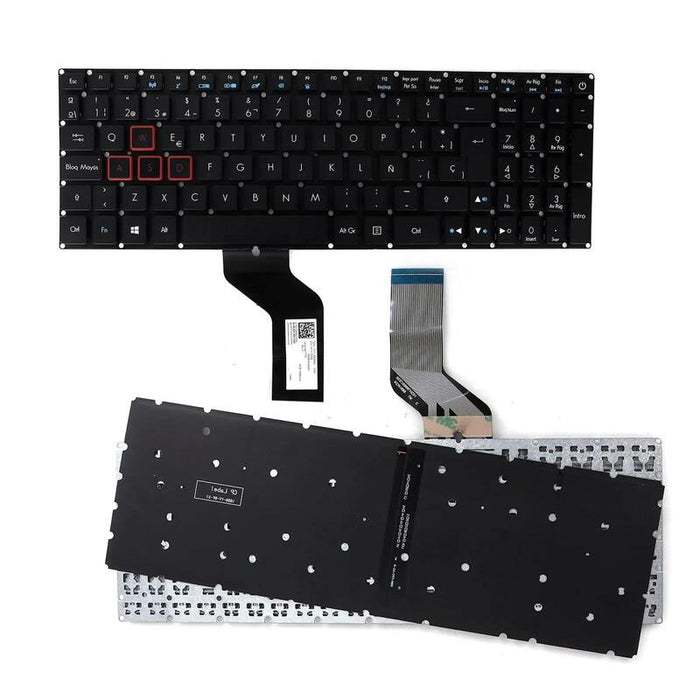 Teclado Retroiluminado Para Portátil Acer Aspire Vx15 Vx5 591 Vx5 591g