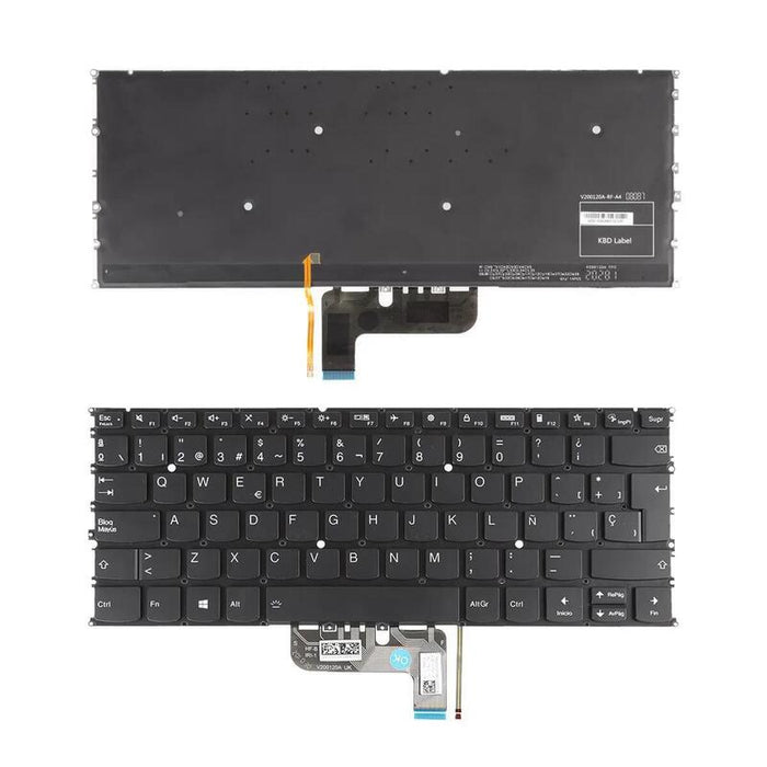 Teclado Retroiluminado Para Portátil Lenovo Ideapad Yoga 9 14itl5 9 14itl5 Negro