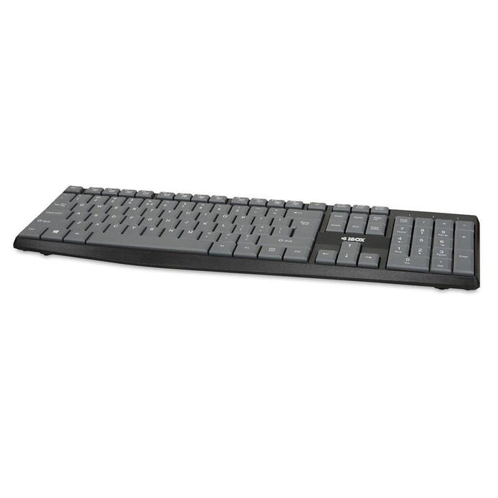 Teclado Usb Ibox Eris, Gris Y Negro