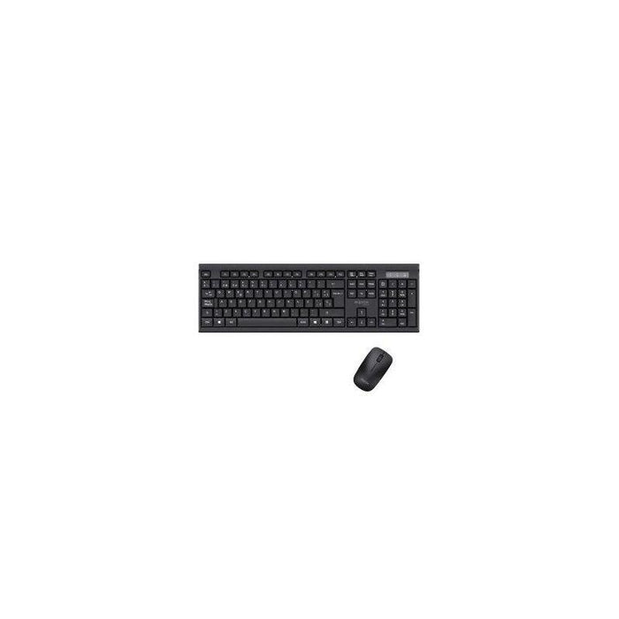 Teclado Y Mouse Approx Wireless Appmx410 2.4ghz Multimedia 1000dpi Color Negro