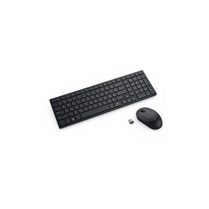 Teclado Y Ratón Dell Silent Keyboard And Mouse Km555  Inalámbrico 2.4 Ghz Bluetooth 5.1 Qwerty Español Negro Con 3 Años Del Servicio Next Business Day Advanced Exchange