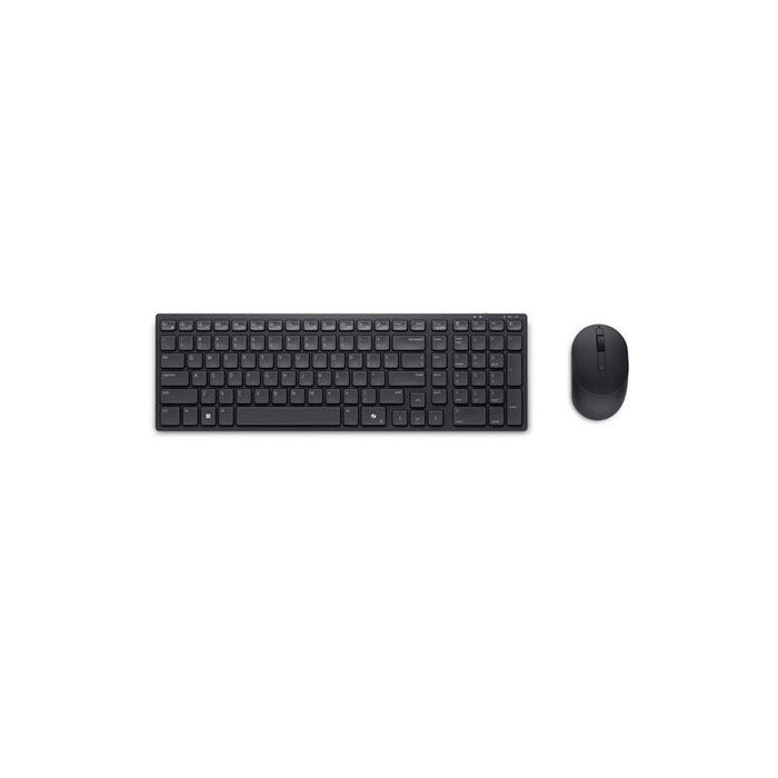 Teclado Y Ratón Dell Silent Keyboard And Mouse Km555  Inalámbrico 2.4 Ghz Bluetooth 5.1 Qwerty Español Negro Con 3 Años Del Servicio Next Business Day Advanced Exchange