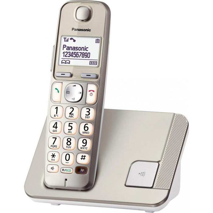 Teléfono De Escritorio Panasonic Kx-Tge 210 Pdn (Color Champán)